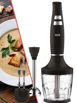 Evia Nora 1500 Watt Sessiz Hız Ayarlı 3 In 1 Doğrama Karıştırma Blender Seti ŞKHJLKŞJ